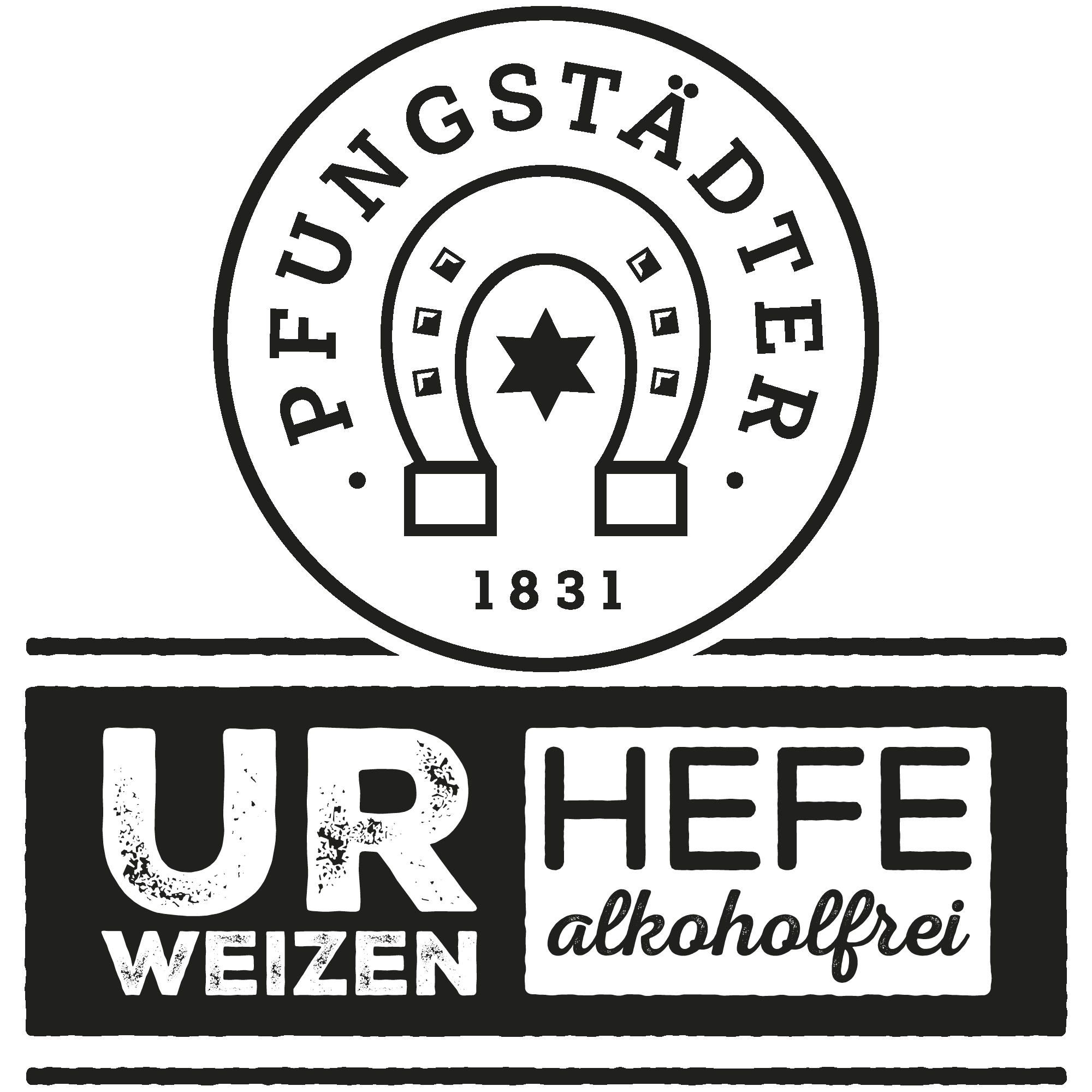 Brau-Spezialitäten - Urweizen Hefe alkoholfrei - Sortenlogo - 1C