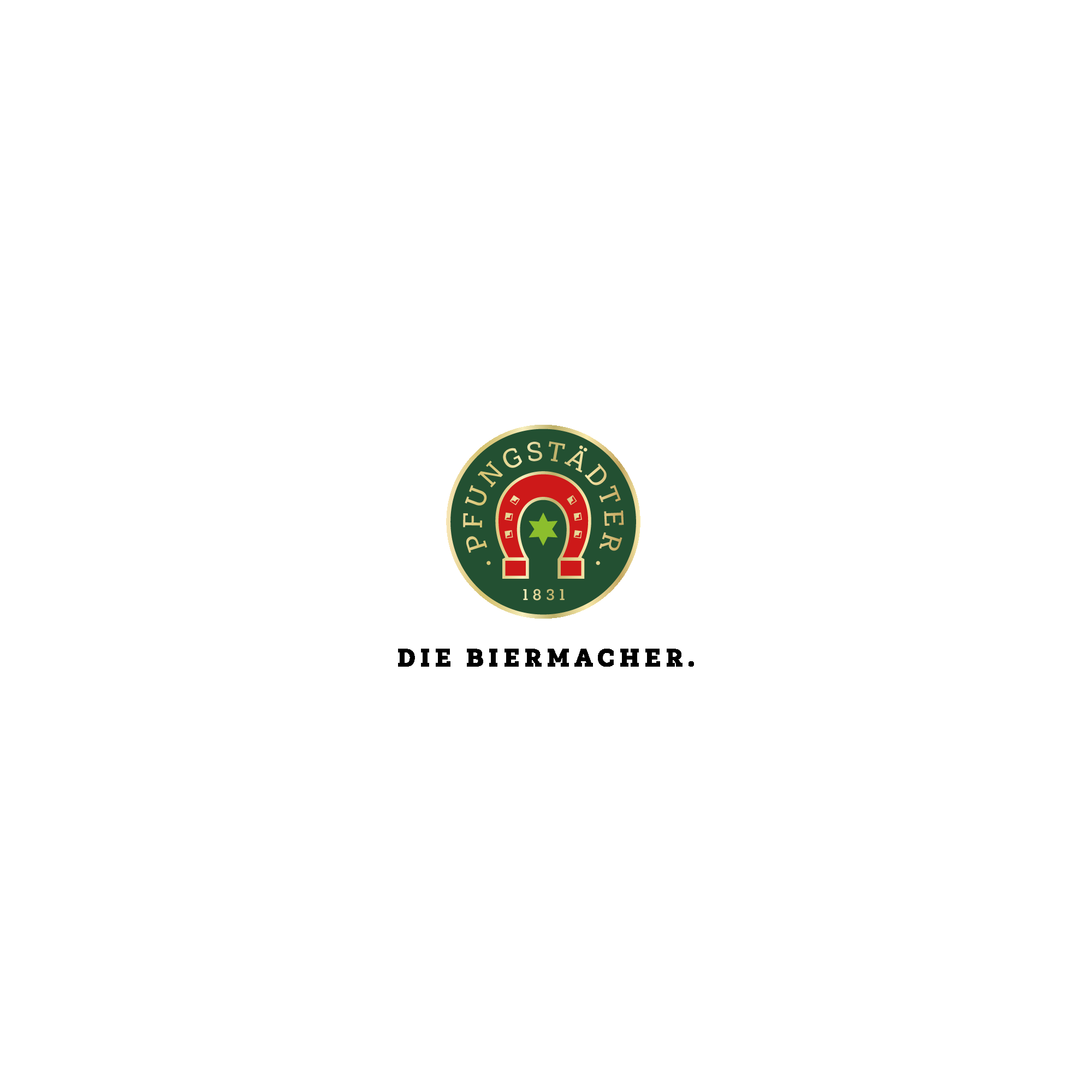 Pfungstädter - Logo mit Claim schwarz - 4c