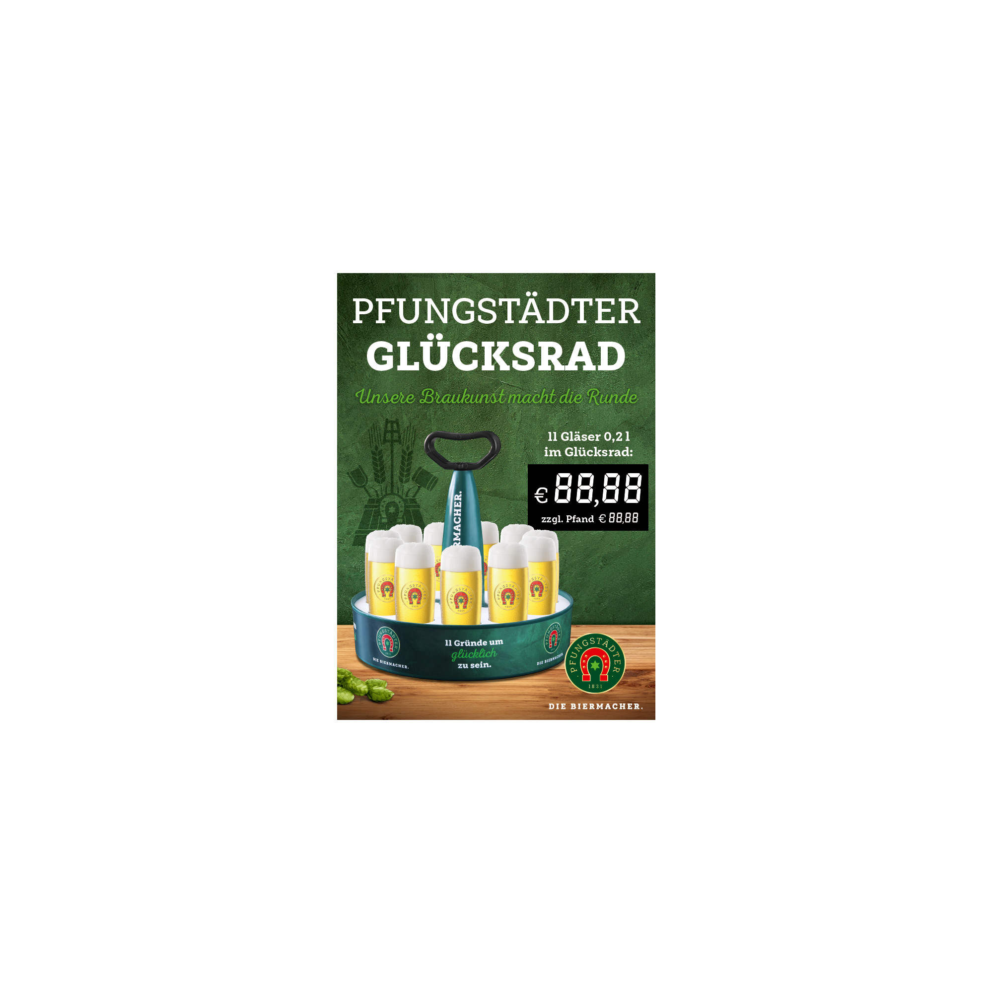 Pfungstädter Glücksrad - Plakat