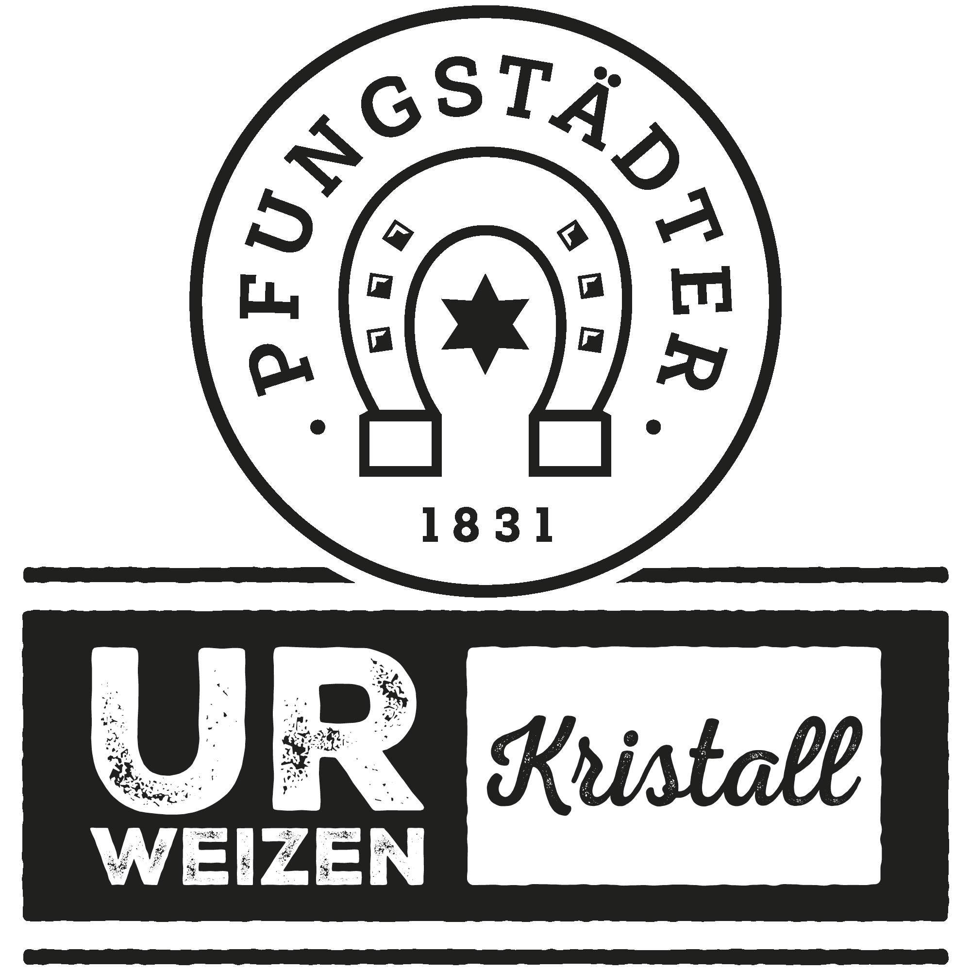 Brau-Spezialitäten - Urweizen kristall - Sortenlogo - 1C
