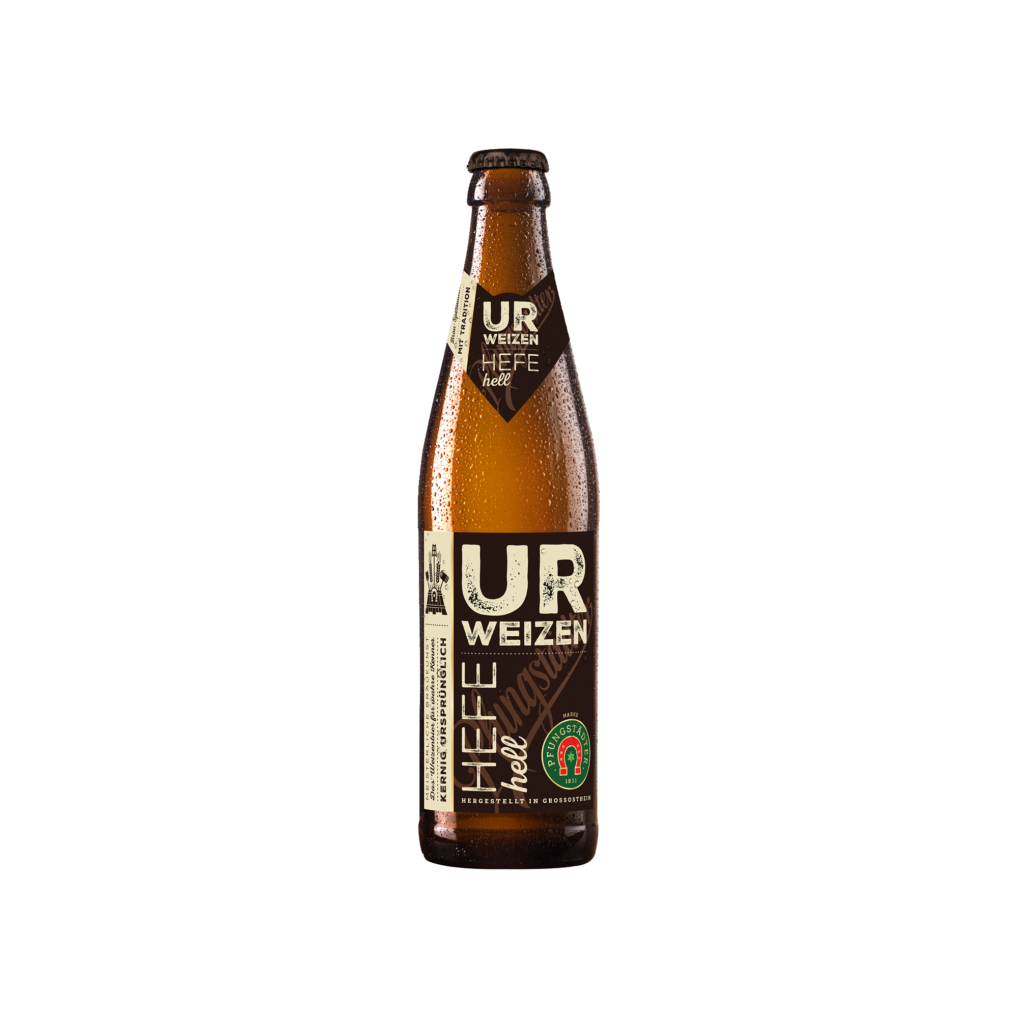 Brau-Spezialitäten – Urweizen Hefe hell – Flasche 0,5l