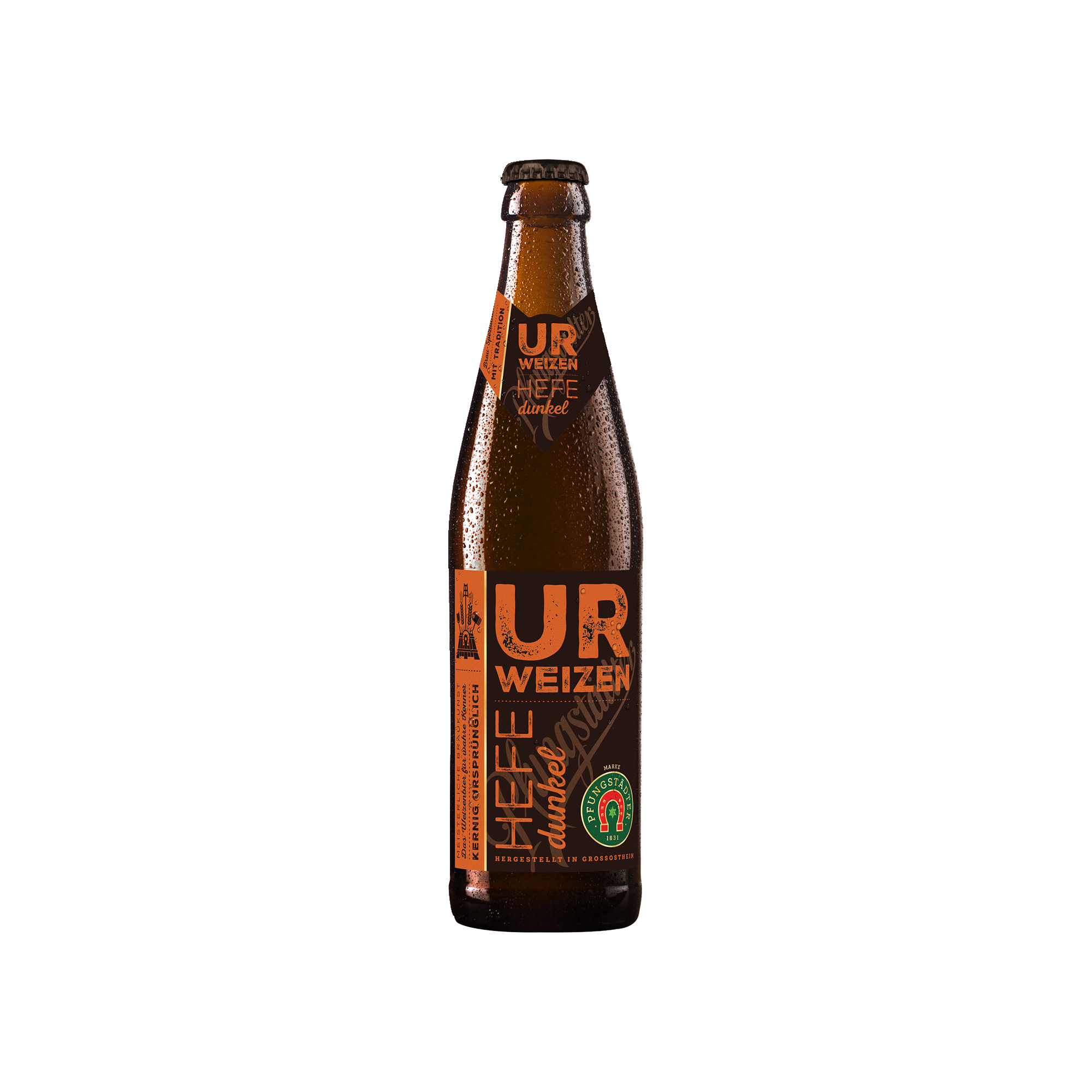 Brau-Spezialitäten - Urweizen Hefe dunkel - Flasche 0,5l