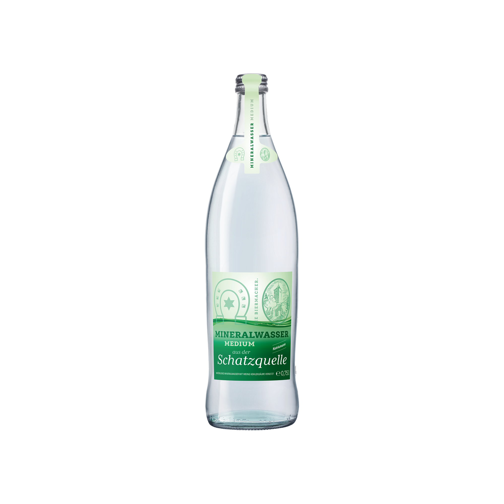 Mineralwasser Medium - Flasche - 0,75l