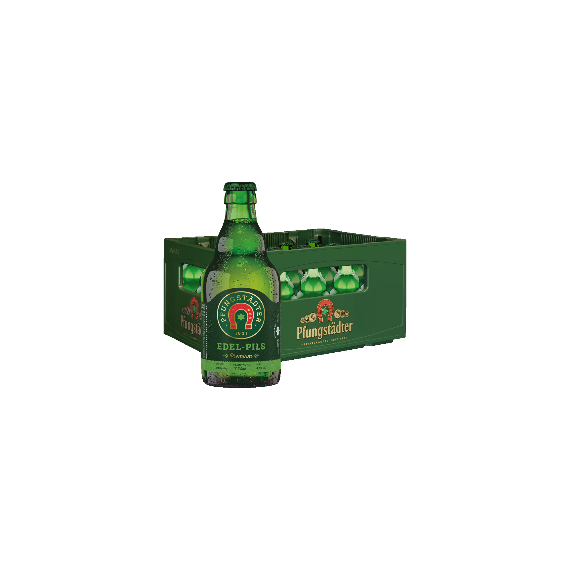 Edel-Pils Premium - Kasten + Flasche Steini